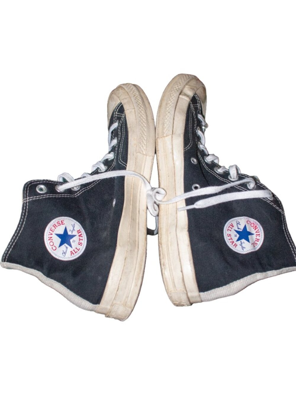 Size 11 - Converse Chuck Taylor All Star High x Comme des Garcons Play - Picture 5 of 8